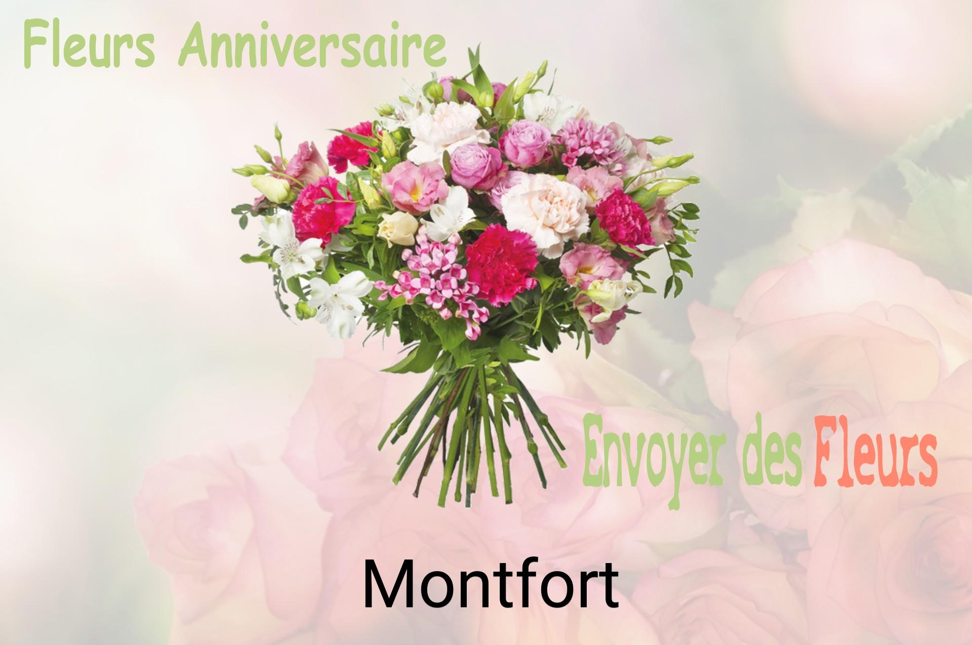 Bouquet de fleurs d’anniversaire livré à Montfort