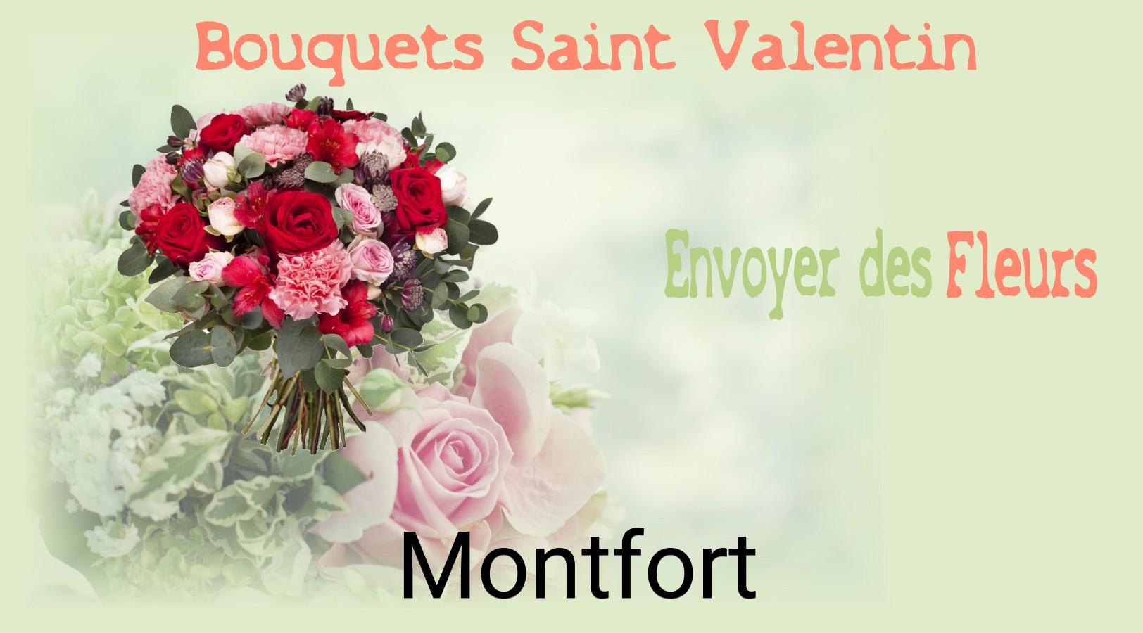 Roses de Saint-Valentin livrées à Montfort
